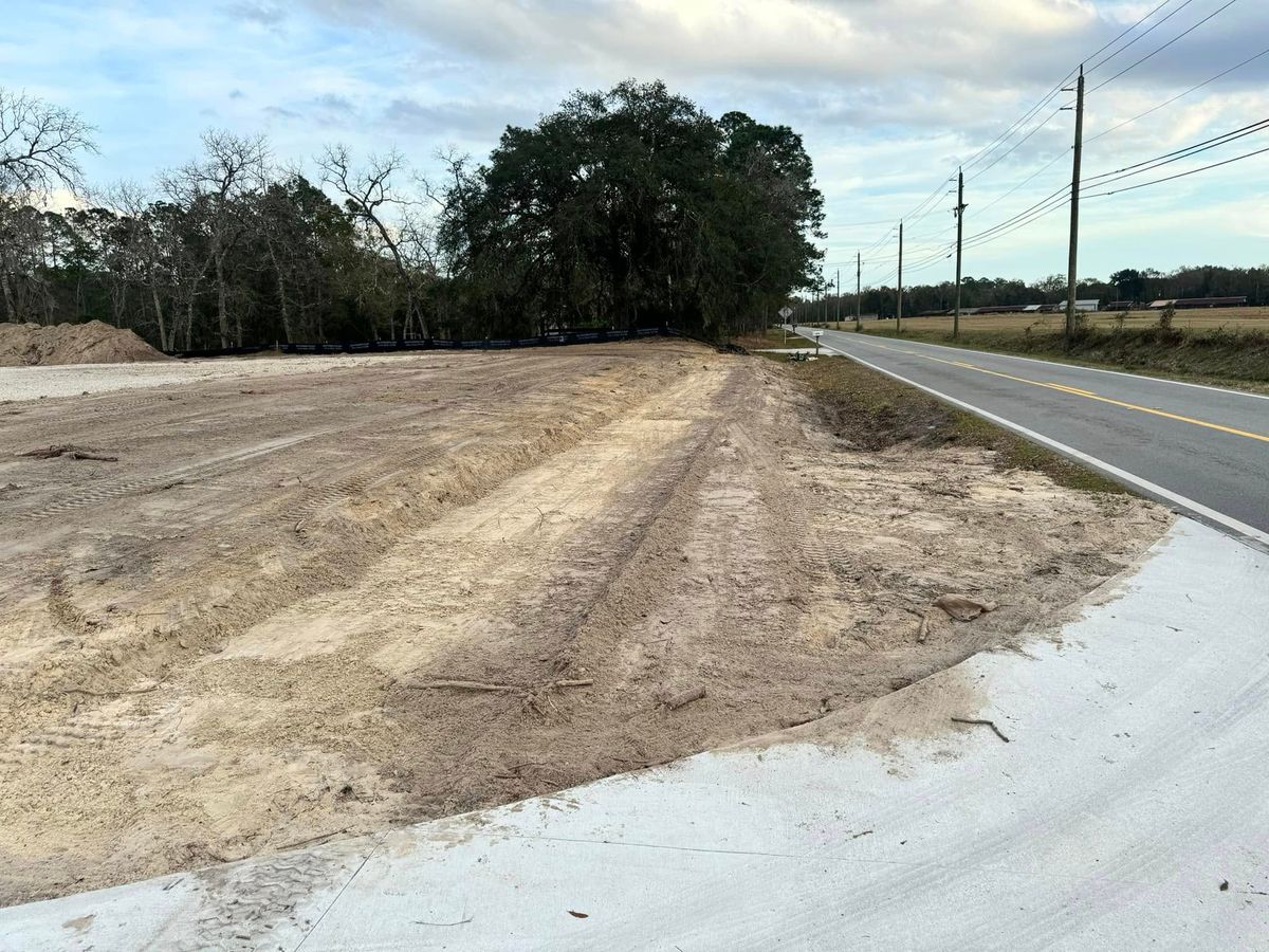 Site Preparation for AL Dirtworks LLC in St. Augustine, FL
