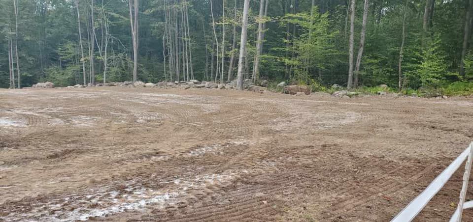 Site Grading for R McK Excavating in Lake Ariel, PA