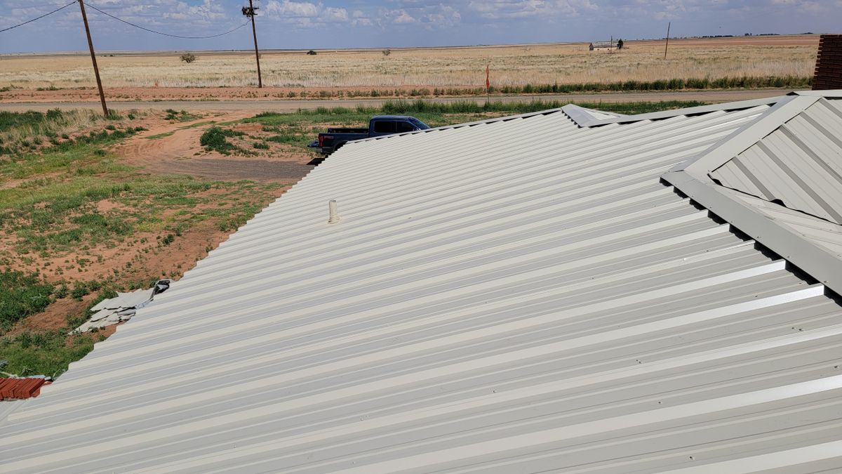 Metal Roof for LLANO Roofing LLC in Lubbock, TX