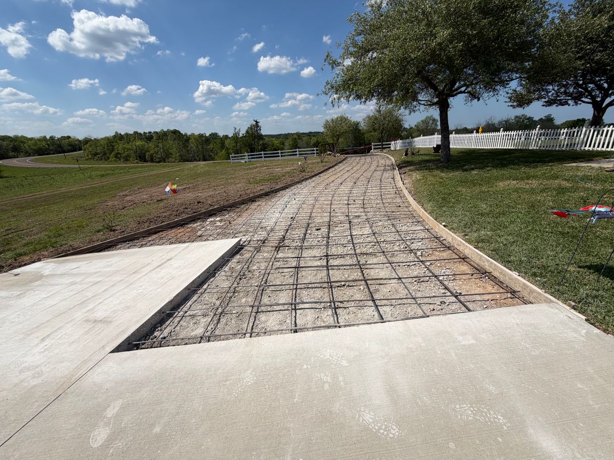 Concrete Driveway Installation for Urban Stone in New Caney, TX