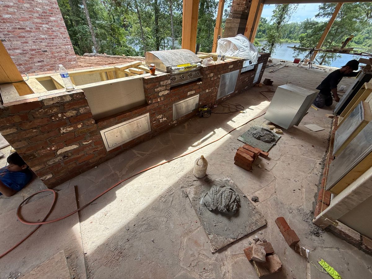 Outdoor Kitchen for Arrowhead Property Solutions in Fort Valley, GA