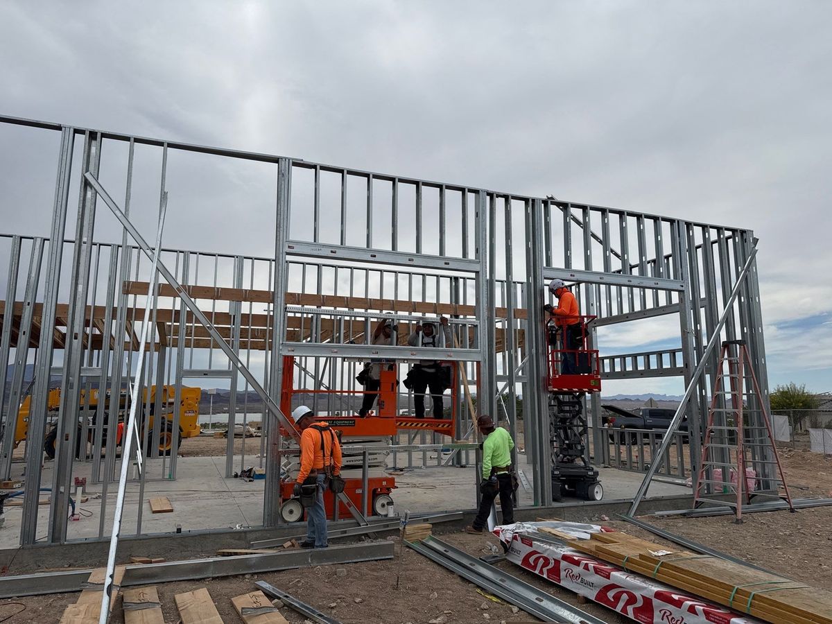 Framing for Ant Farm Construction in Kingman, AZ