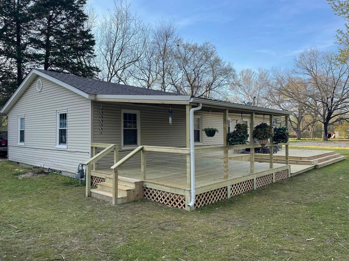 Deck & Patio Installation for MD Contractors and Construction LLC in Henryetta, Oklahoma