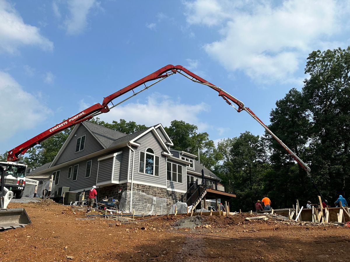 Grading for Schrock’s Land Management in Northern Virginia, Shenandoah Valley, VA