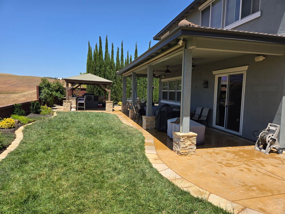 Backyard Transformation for LEBEC, Inc in Brentwood, CA