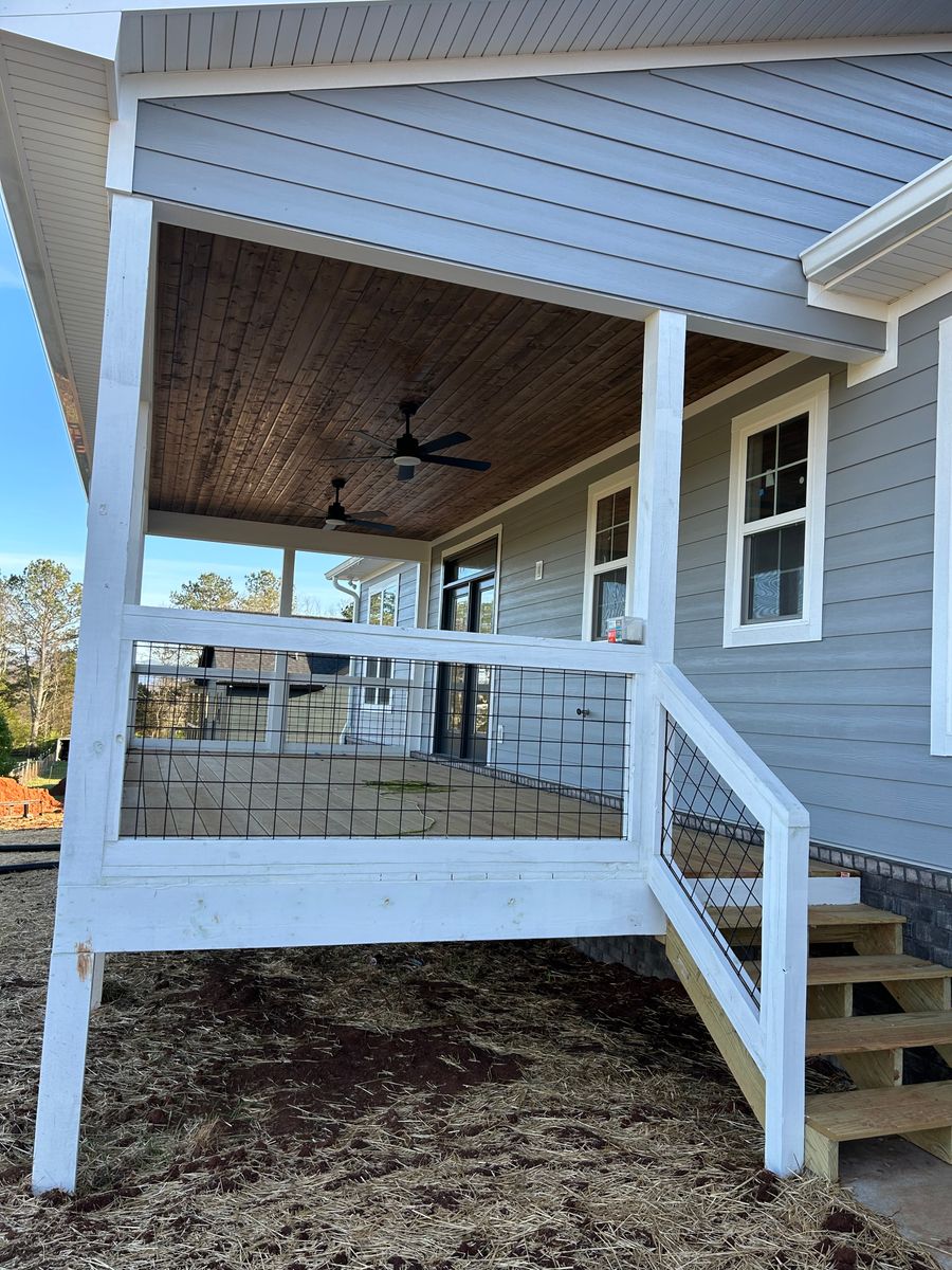 Covered Decks for Lee Construction in Knox County, TN