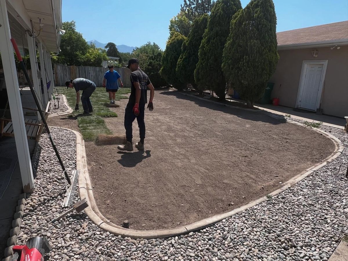 Grading for Mount Olympus Landscaping in South Jordan, UT