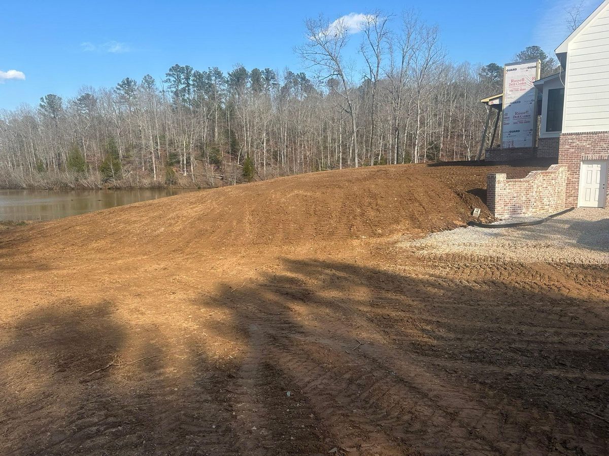 Land Grading for DC Construction Company LLC in Clanton, AL