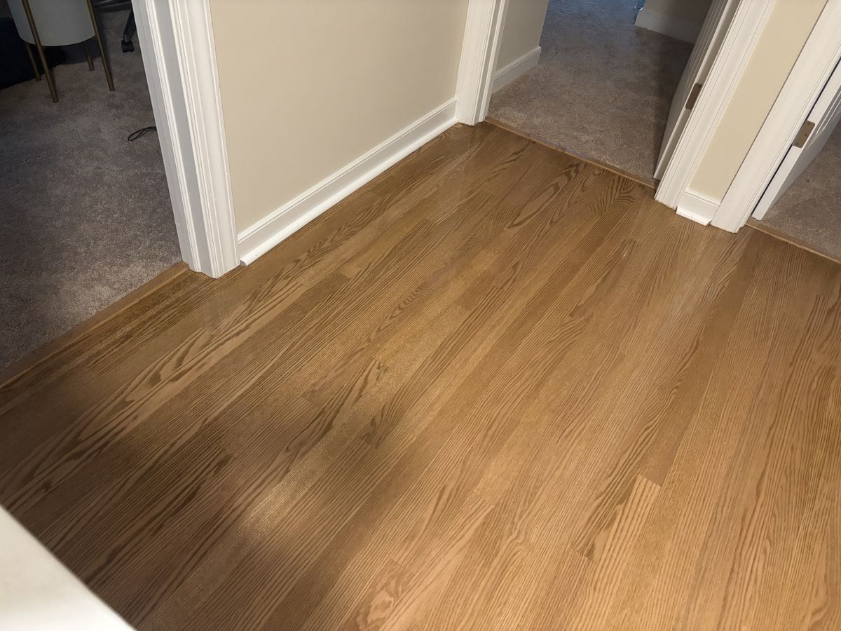 Refinishing hardwood flooring for Jason Tench Flooring LLC in Richmond, VA