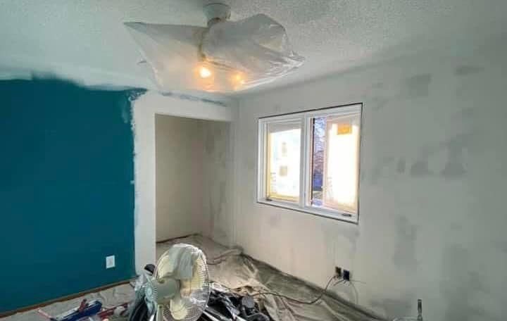 Popcorn Removal and Drywall Repairs for TC Paints in Minneapolis, Minnesota