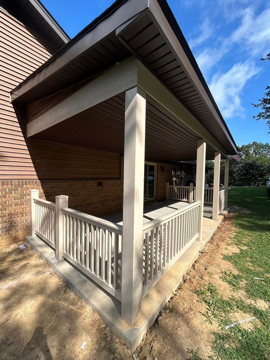 Deck & Patio Installation for E&H Contracting in Staunton, VA