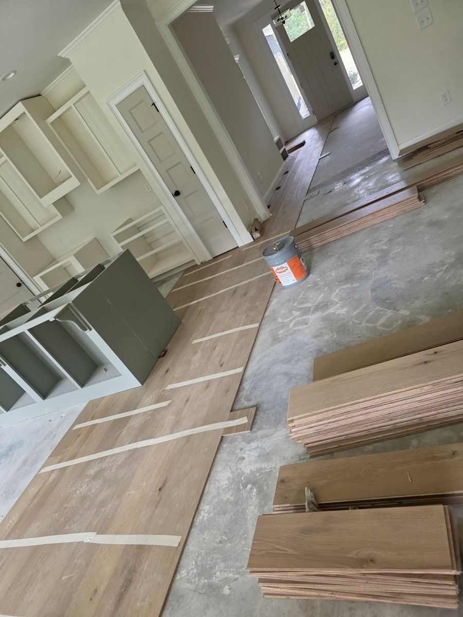 Flooring Removal for RAL Construction LLC in Lee County, AL