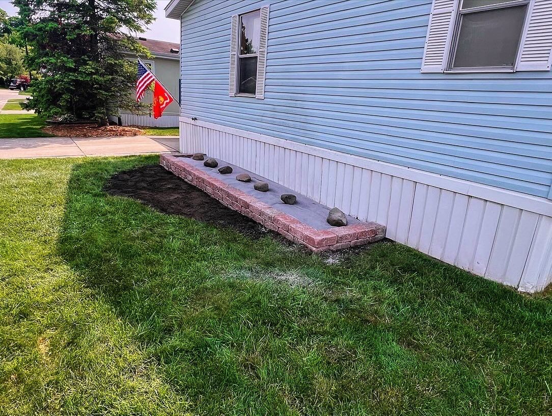 Retaining Wall Construction for Alltimate Outdoor Services in Warren, MI