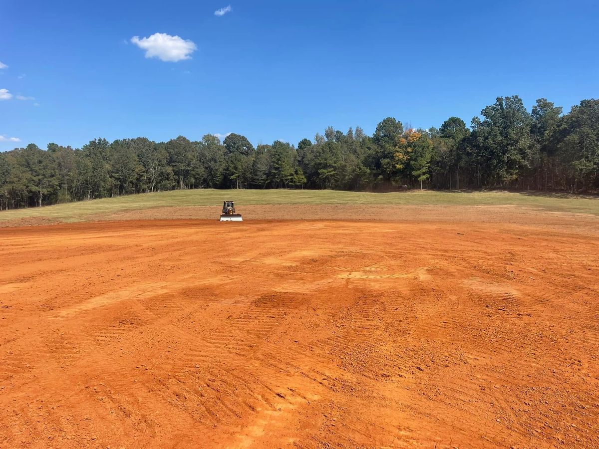 Horse Arenas and Large Area Grading for DC Construction Company LLC in Clanton, AL