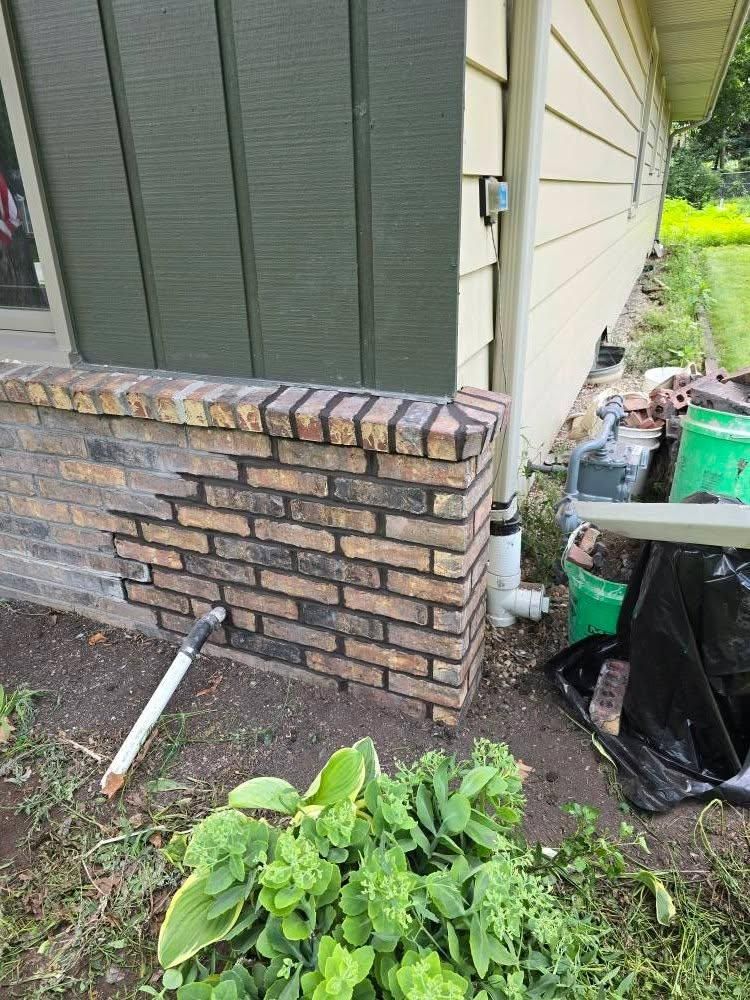 Brickwork for JM Restoration LLC. in South Milwaukee, WI