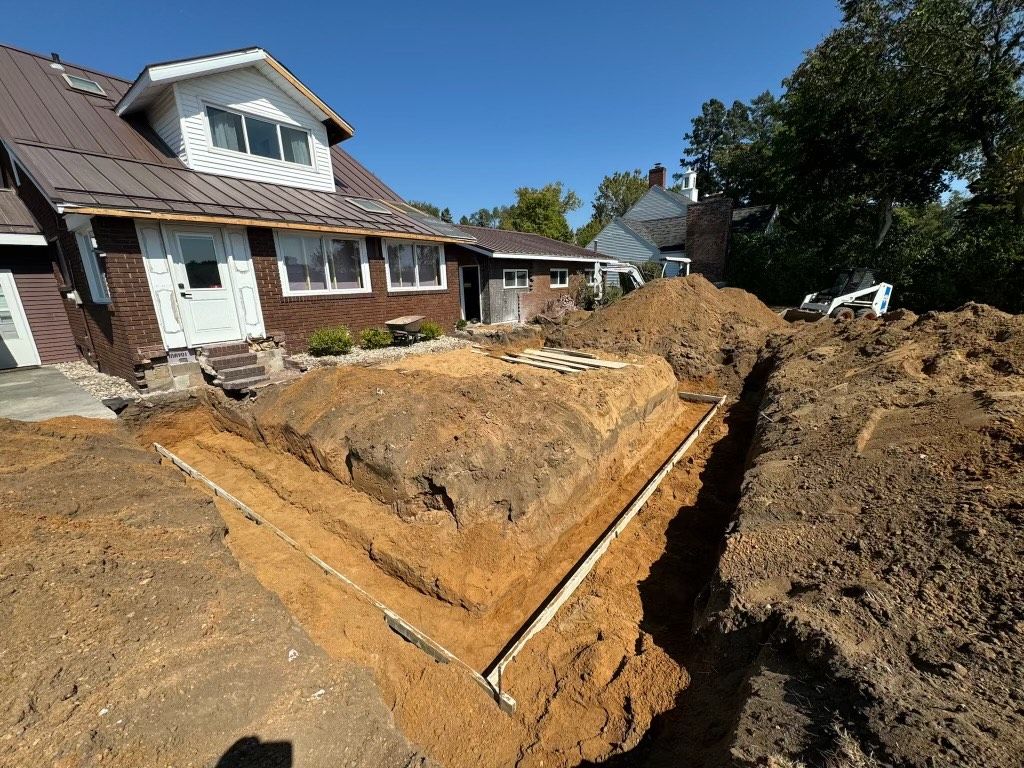 Excavations / Drainage for Curb Concepts Plus in Mishawaka, IN