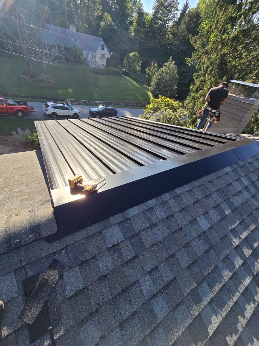 Roofing Replacement for Pink and Blue Restoration LLC in Hendersonville, NC