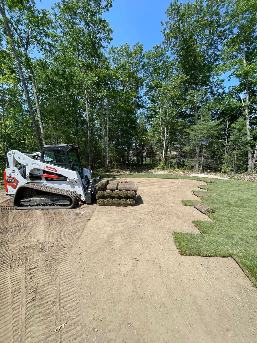 Lawn Installation for Deering Ridge Landscaping in Waterboro, ME