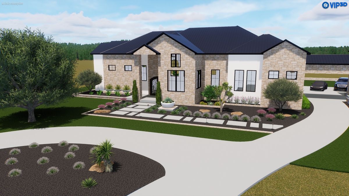 Hardscape Installation for N. B. Fence & Landscape in New Braunfels, TX