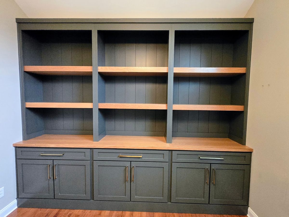 Built-Ins for Carolina Woodworks in Lyman, SC
