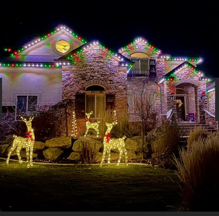 Custom Lighting Installation for A&C Roofing Specialist in Fayetteville, Georgia