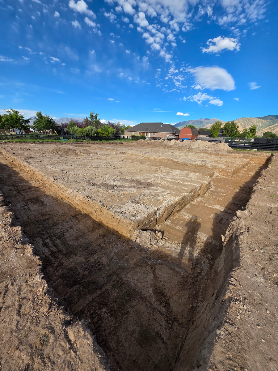 Trenching for DL Dirtworks LLC in Ephraim, UT