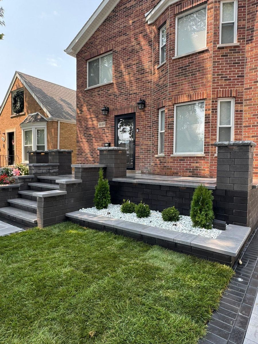 Step Installation for Alvarez Pavingstone INC. in Lyons, IL