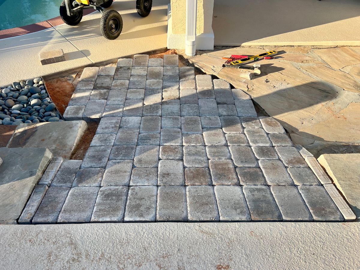 Paver Installation/Sealing for Ferrell’s Professional Painting & Home Services LLC in Panama City Beach, FL