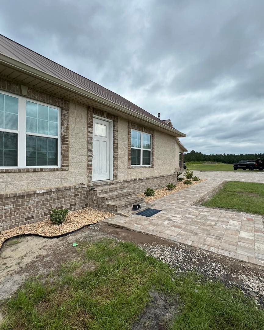 Hardscape Installation for Santos Landscape in Waycross, GA