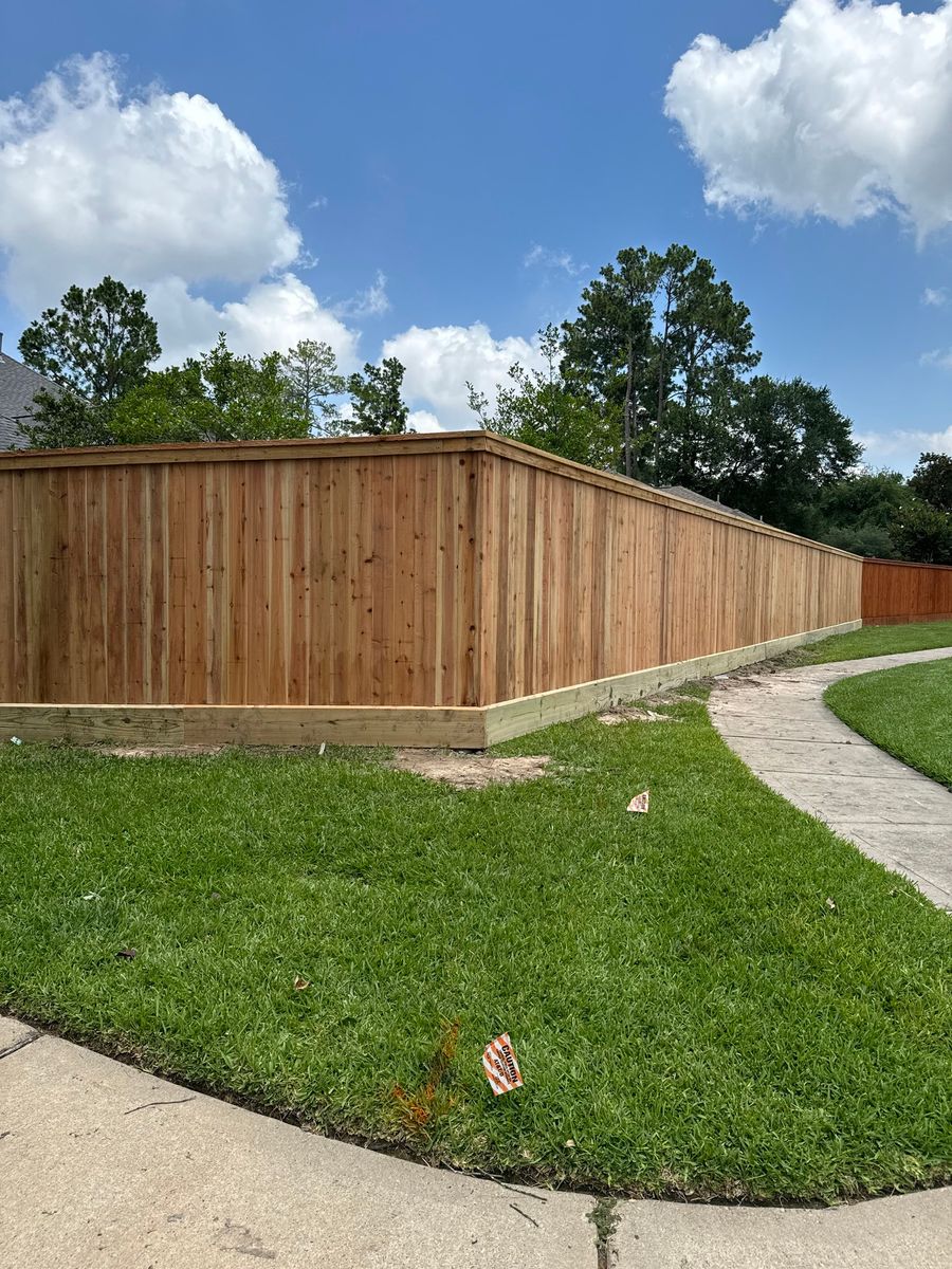 Residential Wooden Privacy Fencing for Kingdom Fence in Houston, TX
