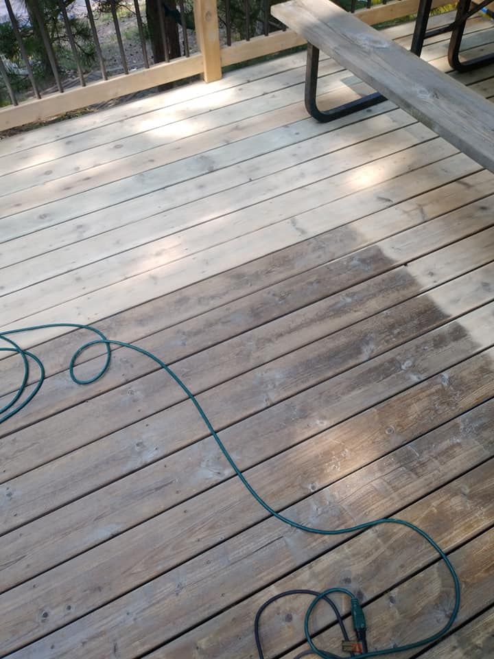 Powerwashing for A-Z Precision Painting in Crosby, MN