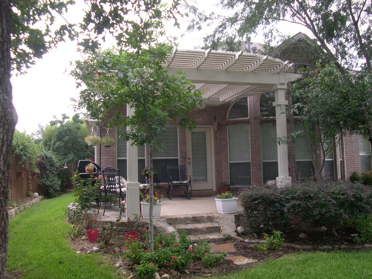 Pergola Construction for Out Back Pool and Spa Creations in The Woodlands, TX