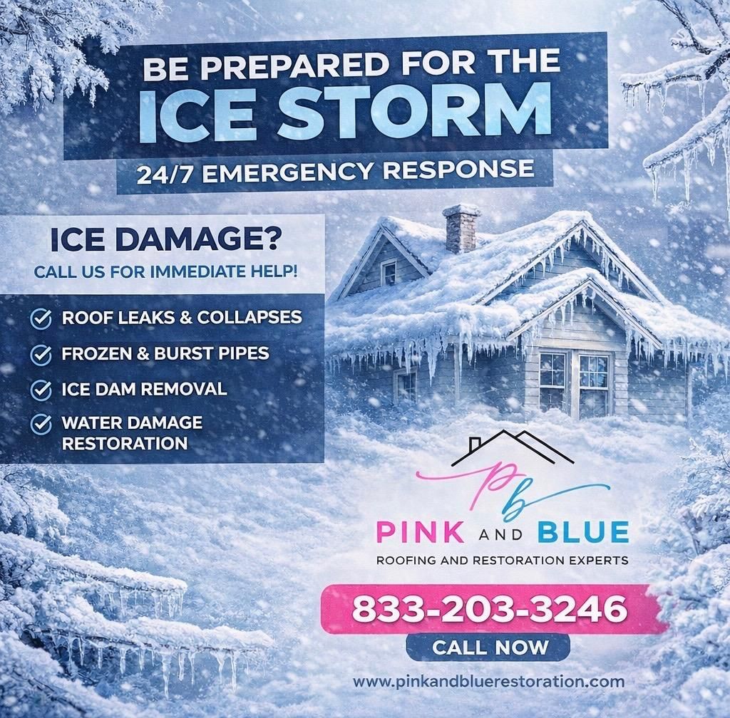 Storm Repair Services for Pink and Blue Restoration LLC in Hendersonville, NC