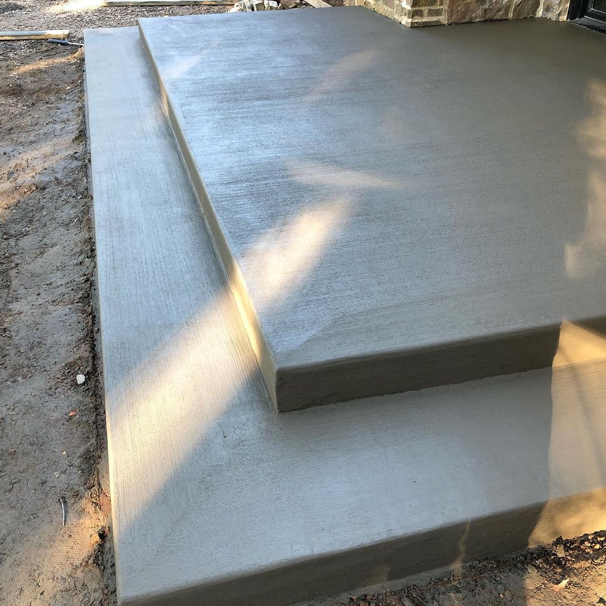 Concrete Steps & Sidewalks for Sol Co in Tulsa, OK