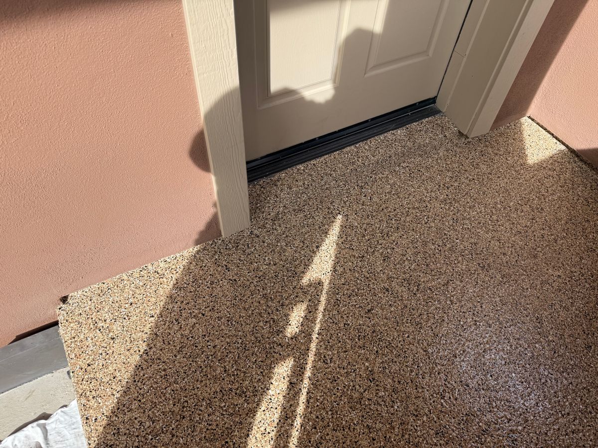 Basement Floor Epoxy Install for Mesa Epoxy Floors in Mesa, AZ