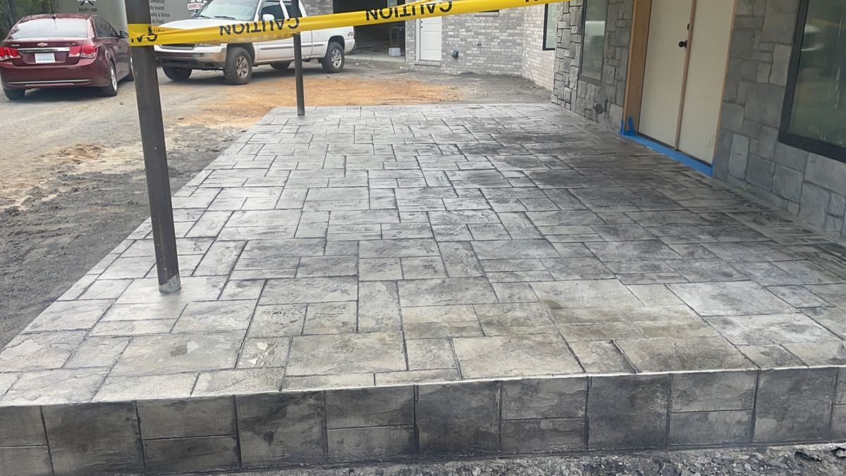 Concrete Driveway Installation for Project X Construction LLC in Tulsa, OK