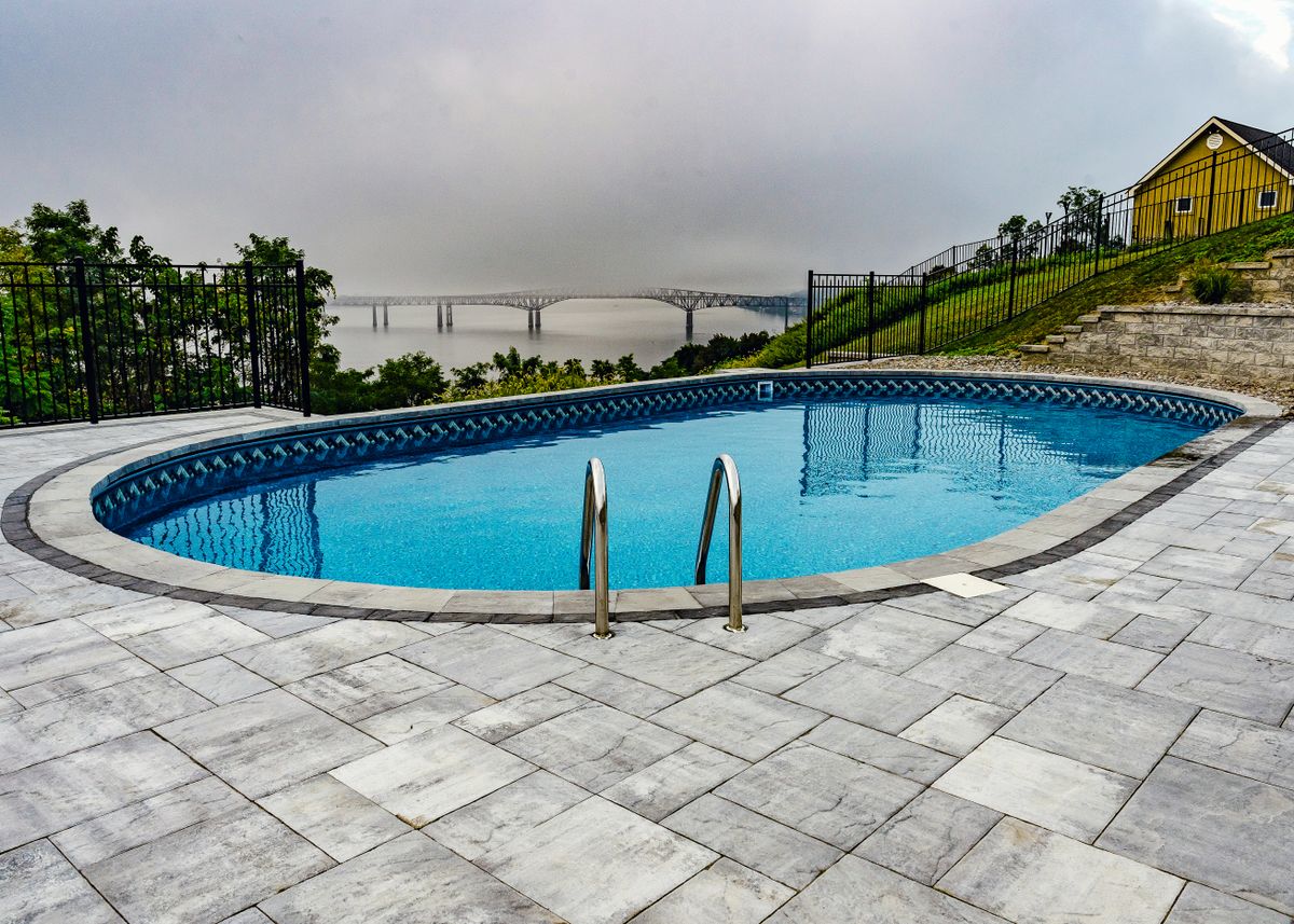 Pool Decks for TKC Landscaping in Middletown, NY