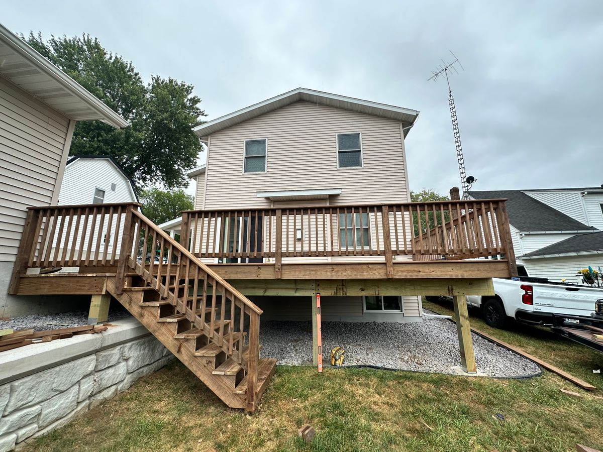 Decks for C.P. Construction in Argyle, WI
