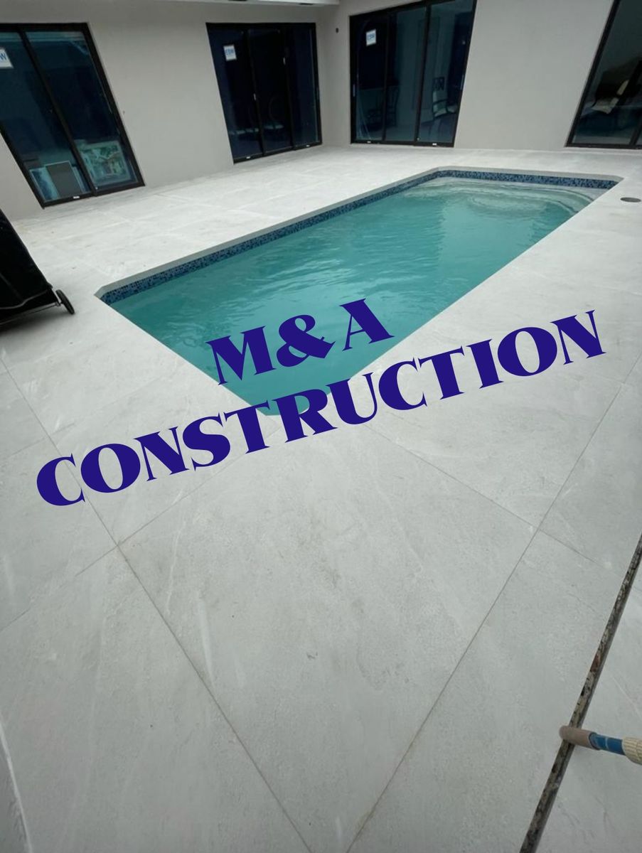 Pool & Patio & Tile Stones for M&A Construction in Southwest Ranches, FL