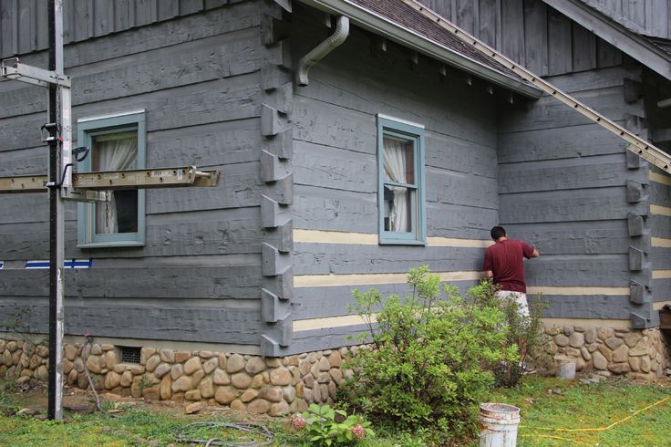 Log Homes Services for Deluxe New World Painting Company  in Cheboygan, MI