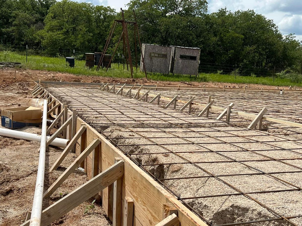 Foundation for PG Brothers Concrete LLC in Stephenville, TX