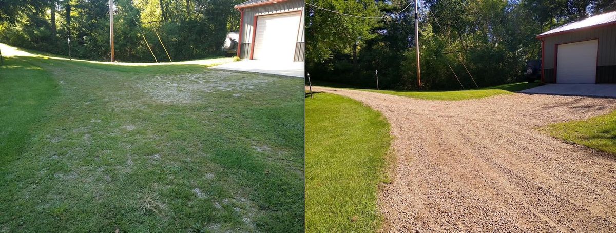 Gravel Driveway Grading for Seals Outdoor Services in Ashland County Ohio and surrounding counties, 