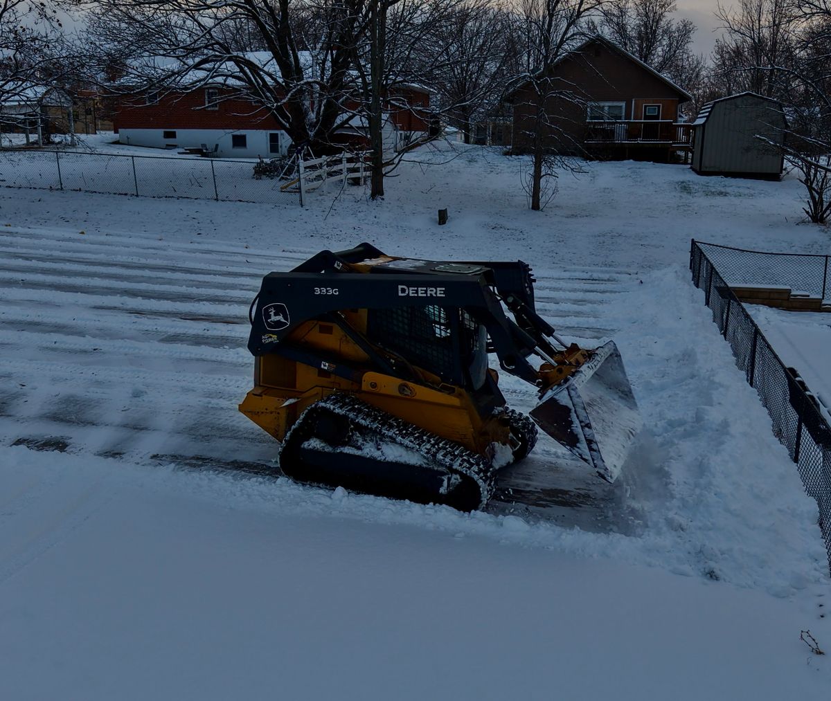 Snow Removal for Cutting Edge Land Solutions in Stanberry, MO