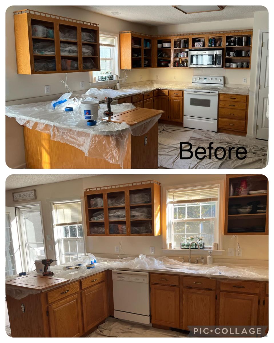 Kitchen and Cabinet Refinishing for Lagos Painting Service in Mooresville, NC