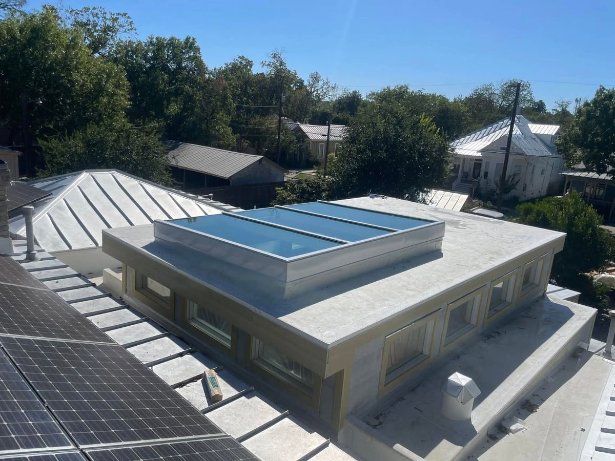Skylight Installation and Repair for Pena Legacy Construction in San Antonio, TX