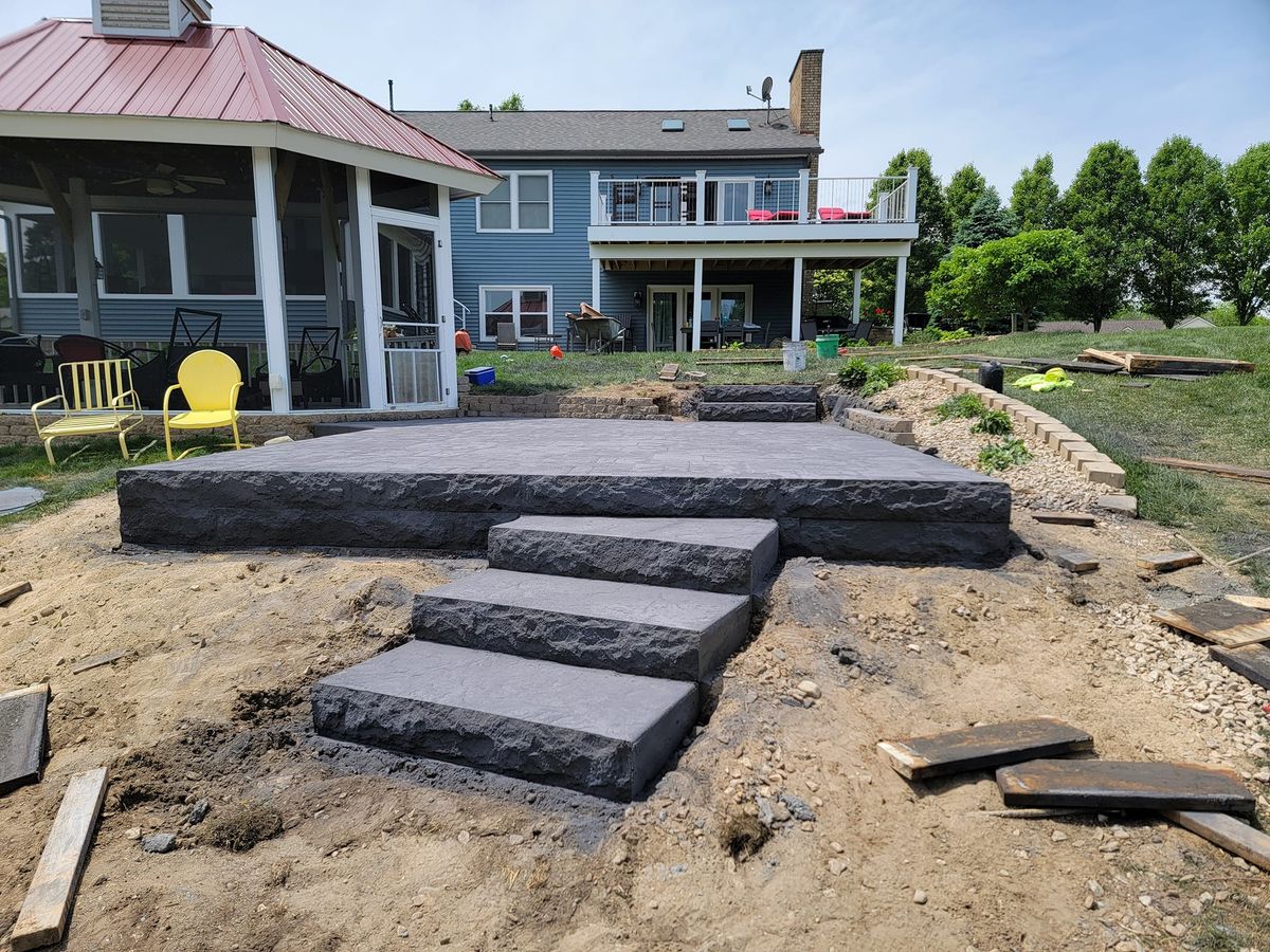 Patio and Landscape Design for JB WORX in Angola,, IN