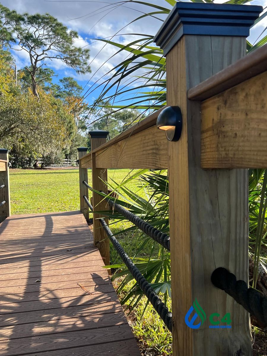 Dock And Deck Construction for C4 Ground Control in Oviedo, FL