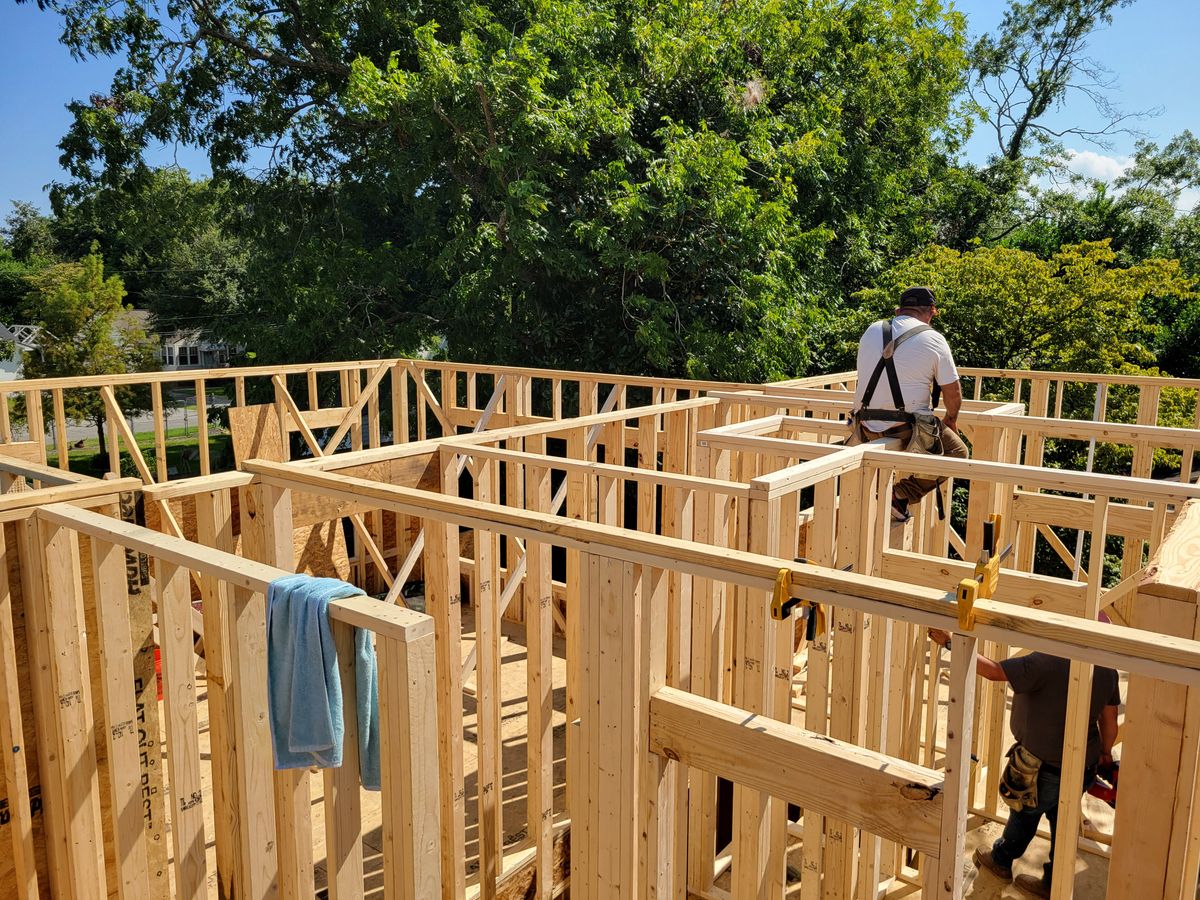 Framing for GVL Renovations in Greenville, SC
