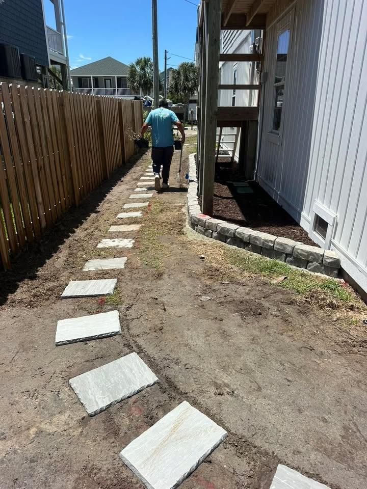 Hardscaping for Carolina Odd Jobs Inc. in Sneads Ferry, NC
