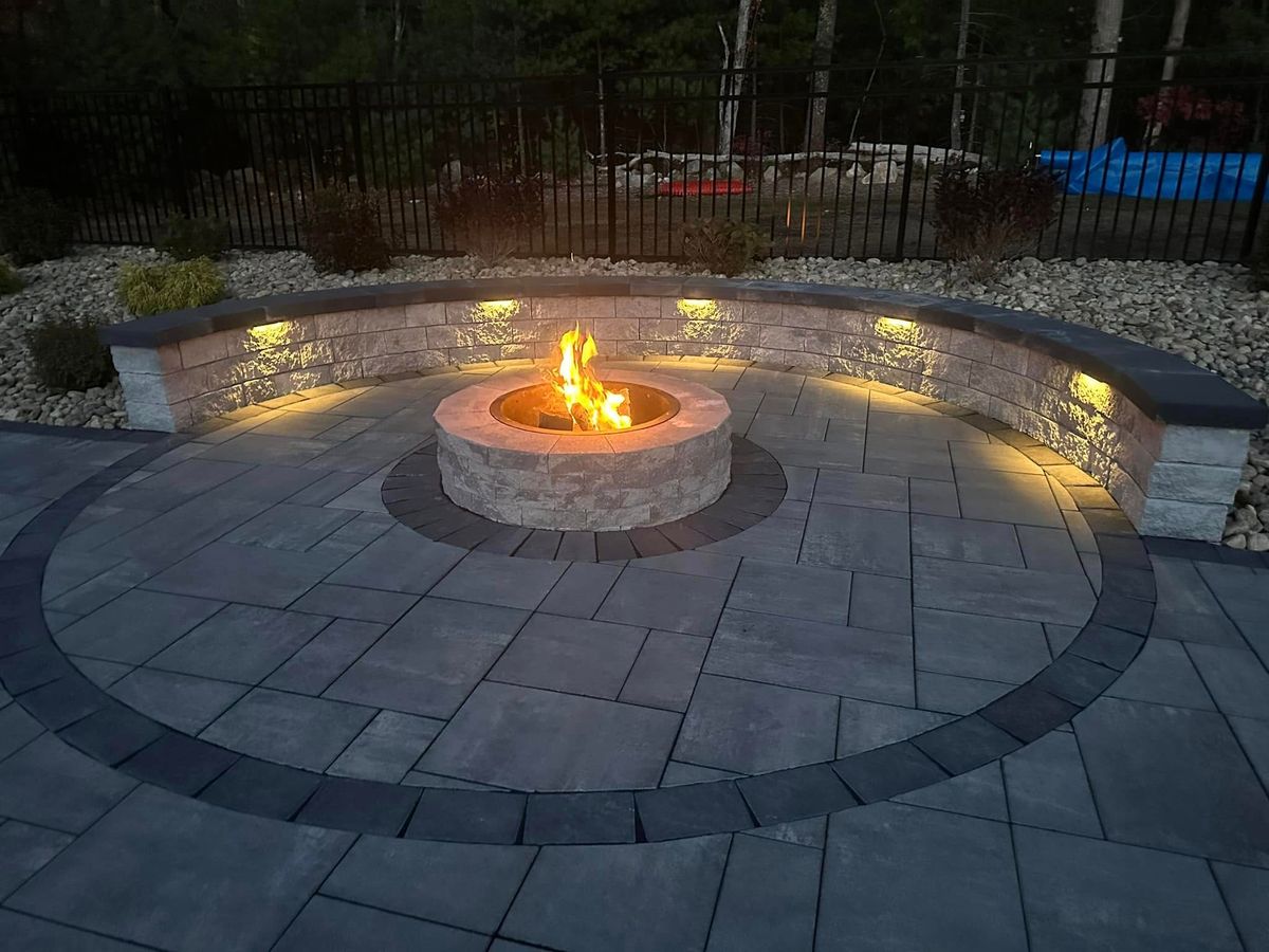 Fire Pits for Shawn's Landscaping in Mendon, MA